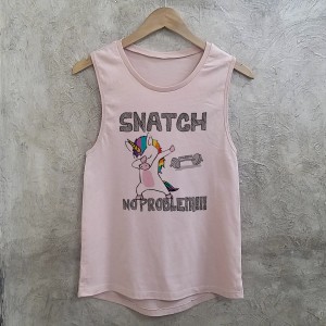 Snatch no problem!! tank top