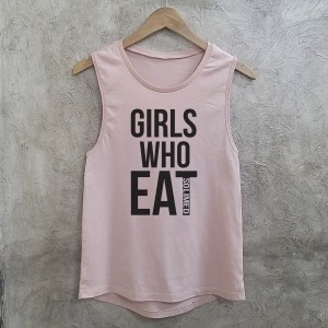 Girls who eat tank top