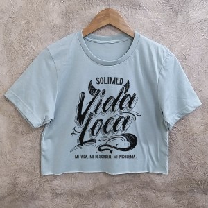 vida loca cropped tee