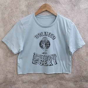 Strong and sexy cropped tee